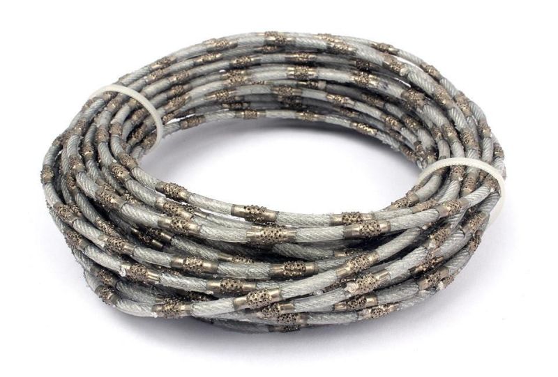 Pct 4.0mm Vacuum Brazed Abrasive Marble Diamond Stone Cutting Wire