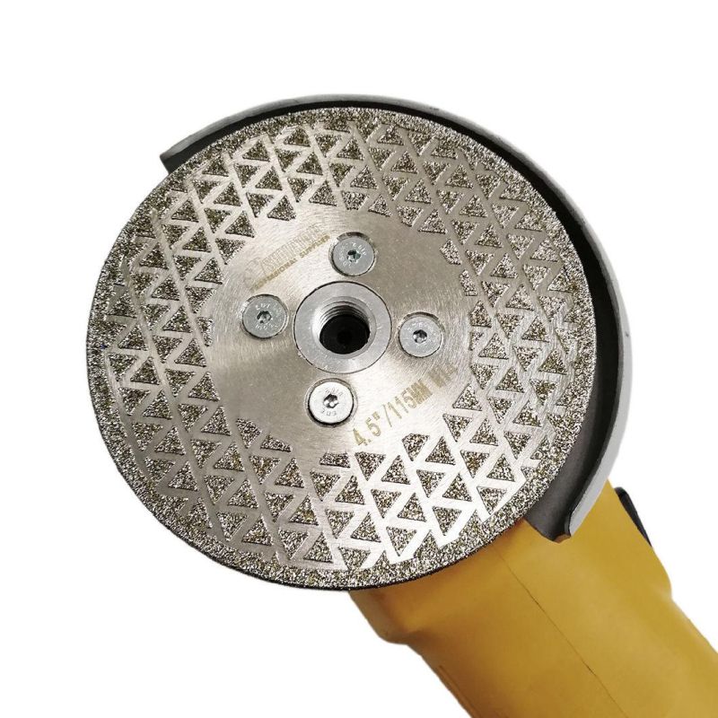 Electroplated Single Side Coated Diamond Cutting and Grinding Discs for Tile & Marble