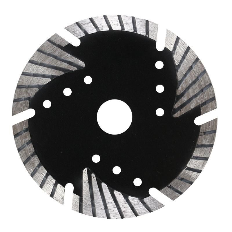 230mm Durable Using Cold Pressed Turbo Diamond Saw Blade Deep Teeth for Marble Cutting