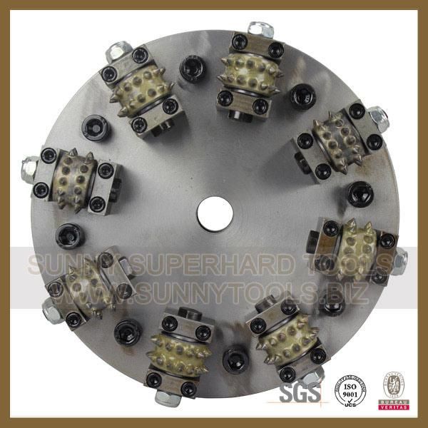 10′′ Bush Hammer Roller Plate Diamond Tools for Grinding Machine