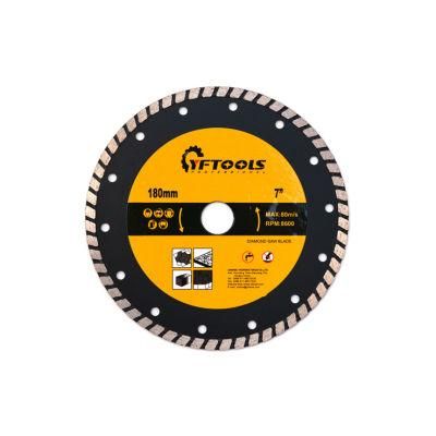 180mm Circular Turbo Diamond Saw Blade for Marble and Stone