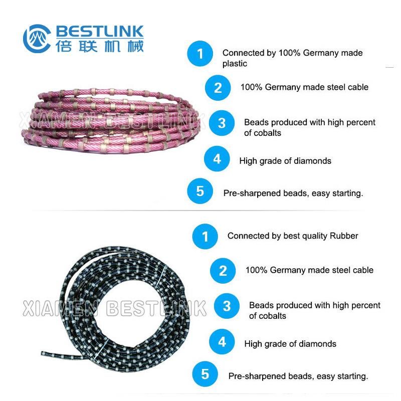 Diamond Wire for Granite Squaring