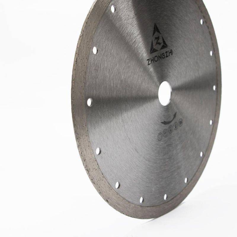 9" Hot Pressed Diamond Circular Cutting Disc with Continuous Rim