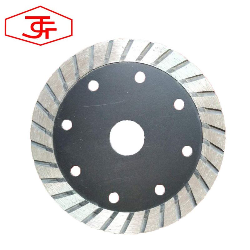 4.5inch 115mm Diamond Cutting Disc 10mm Height Turbo Type Diamond Saw Blade Dry Cutting Blade for Marble Stone Concrete