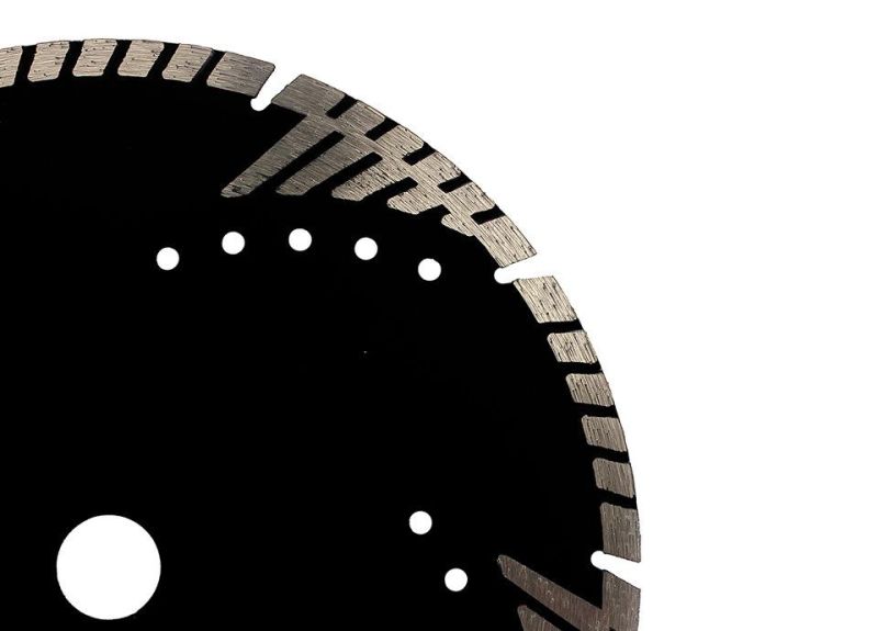 Zlion High Quality 230mm Protection Teeth Turbo Diamond Saw Blade