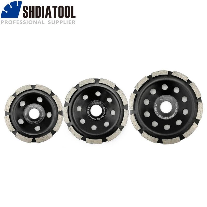 Sintered Diamond Single Row Cup Wheel for Concrete, Masonry, Granite Marble and Some Other Construction Material