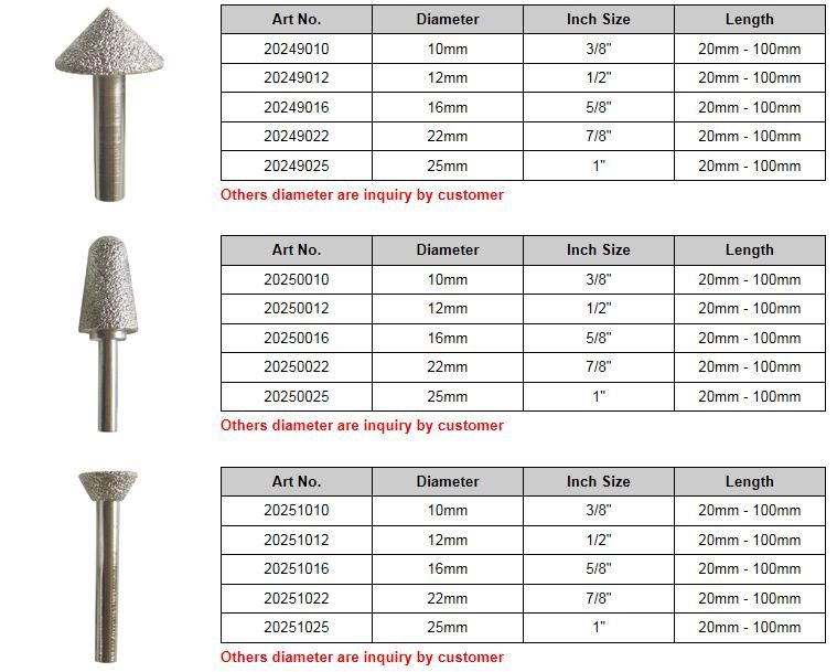 Vacuum Brazed Diamond Graver Tool