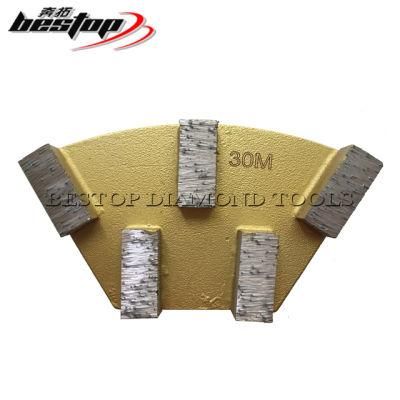 5 Segments Metal Bond Cassani Diamond Grinding Tools for Concrete