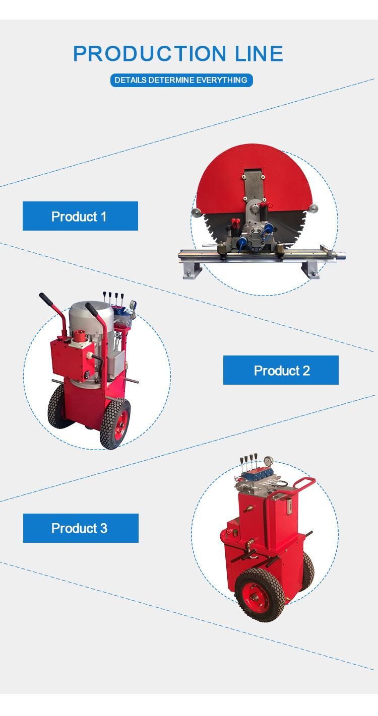 Electric Hand Held Carbide Asphalt Concrete Brick Wall Cutting Machine