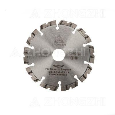 5&quot; V-Shaped Laser Welded Turbo Bevel Segmented Diamond Saw Blade