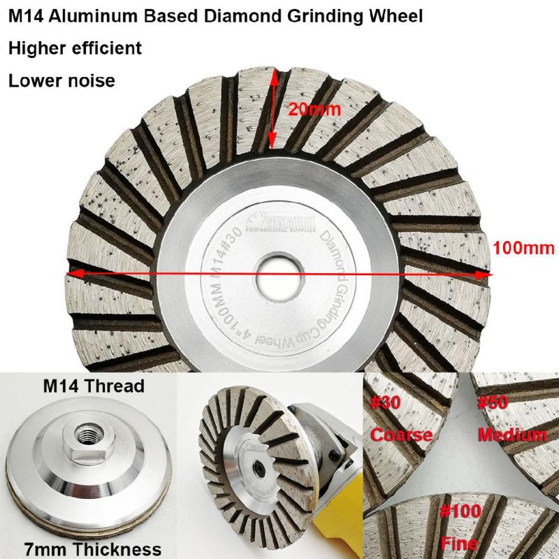 Aluminum Based Grinding Cup Wheel Diamond Fine Grinding with Great Finishing