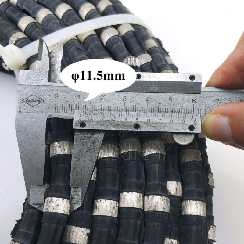 11.5mm Diamond Wire Saw for Marble Quarrying