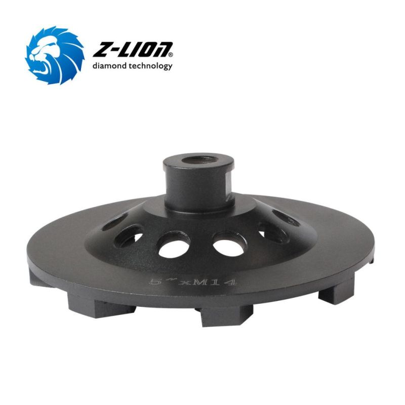 Arrow Segments Diamond Turbo Cup Wheel for Concrete Surface Grinding