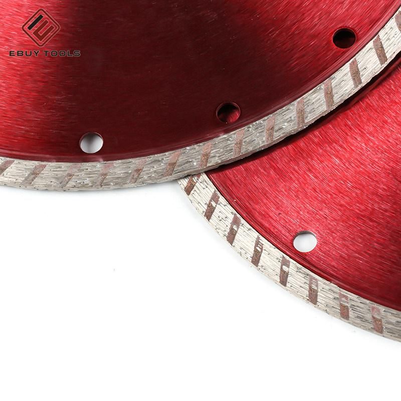 200mm X 7mm Good Quality Cold Pressed Turbo Diamond Saw Blade Cutting Granite, Marble and Hard Stone