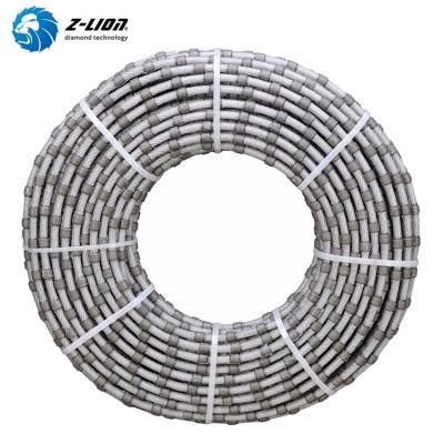 Plastic 8.3mm/9mm Limestone Block Profiling Diamond Wire Cutting Rope Saw