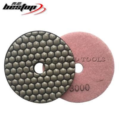 D100mm Diamond Marble Stone Dry Polishing Pad