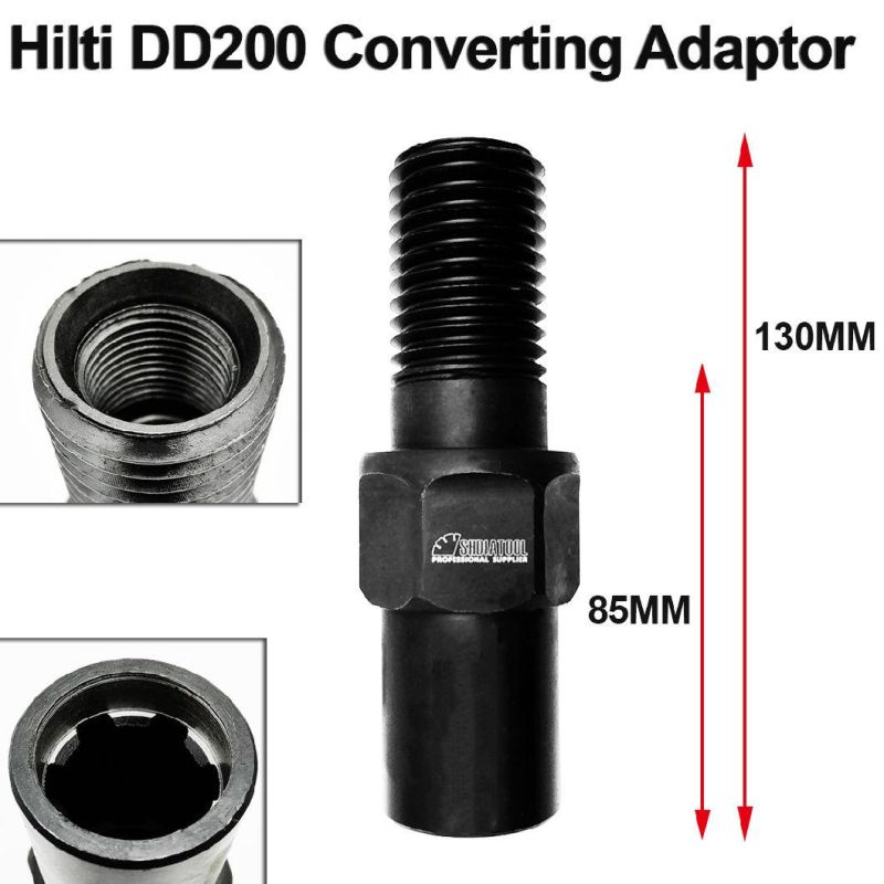 Quick Disconnect Male Spline to 1-1/4"- 7 Thread Hilti Core Drill Bit Adapter for Hilti Drill Machine Dd100