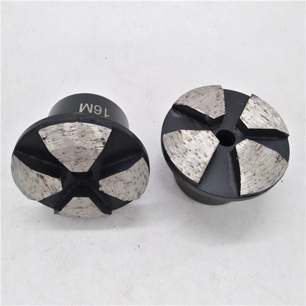 4 Segments 70mm Diamond Grinding Plugs Concrete Tools