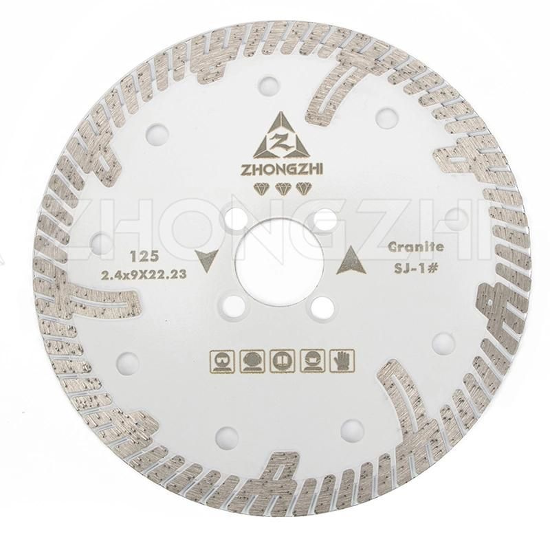 Diamond Turbo Rim Blade with Step Protecting Teeth