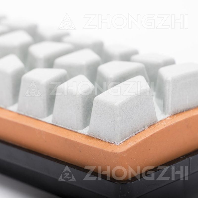 Glazed Ceramic Tiles Surface Diamond Polishing Tools with Flexible Base