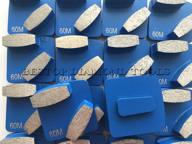 Soft Bond Concrete Diamond Segment for Hard Concrete Grinding