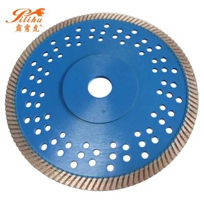 4 Inch 5inch Mesh K Turbo Diamond Cutting Disc Granite Stone Saw Blade for Porcelain Tiles