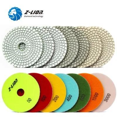 Flexible Resin Bond Wet Diamond Pad for Granite/Marble Polishing