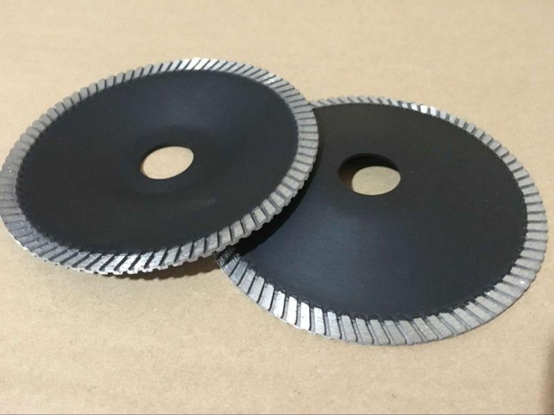 Concave Turbo Blade for Stone Cutting