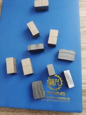 Linxing 24*8*12mm Diamong Marble Cutting Segments Tips for Soft Hard Stone