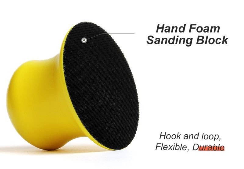 3" Foam Backed Polishing Pad Hook and Loop Backer for Wood Car Polishing Finishing Grinding