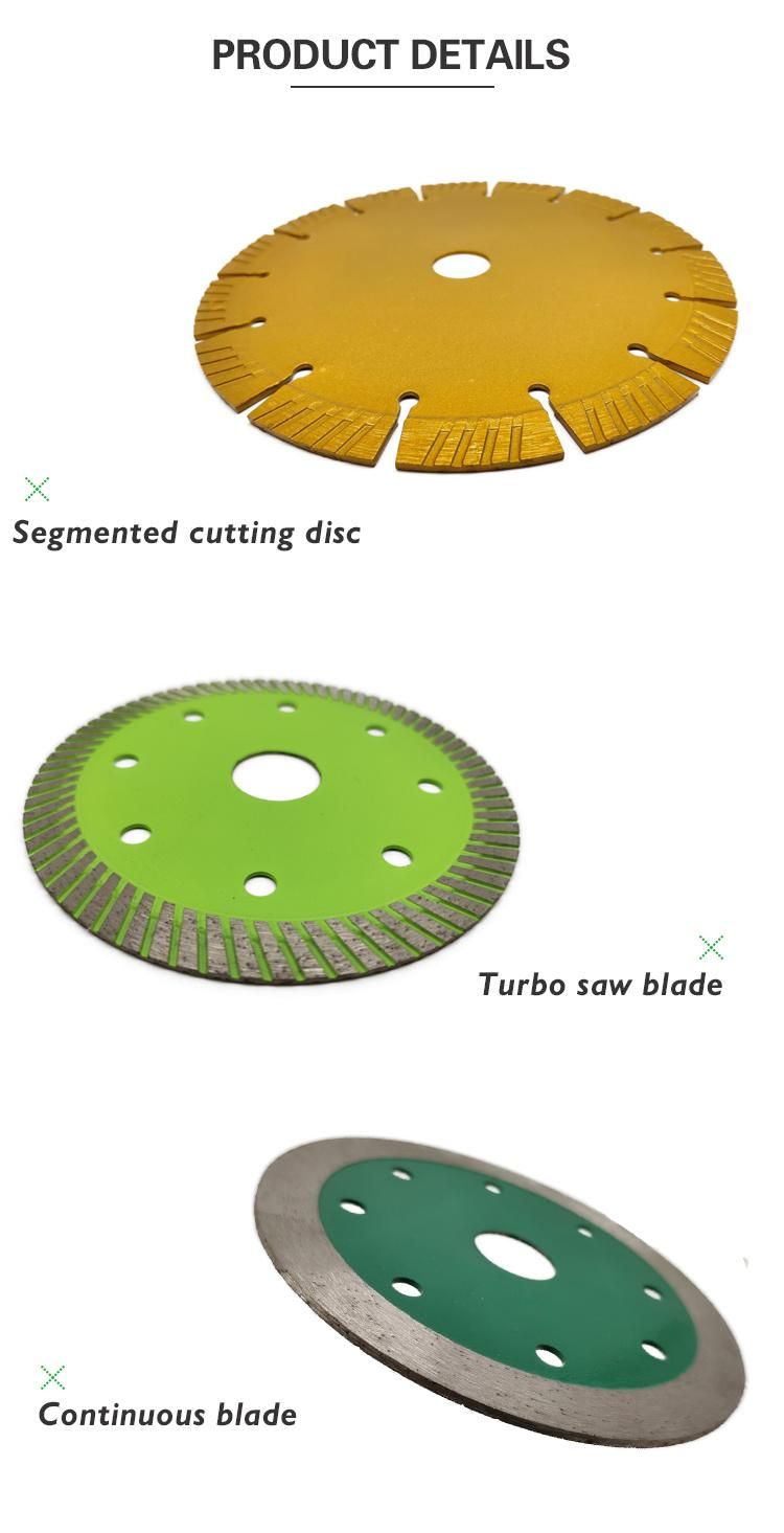 in Stock Wet Saw Blade for Cutting Ceramic Tile for Dressing Granite