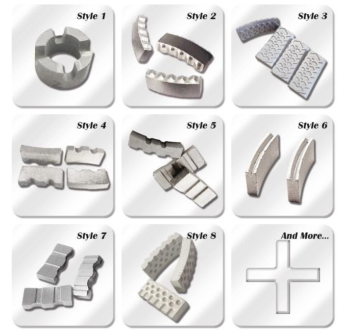 Core Drilling Bits Diamond Turbo Segments for Concrete