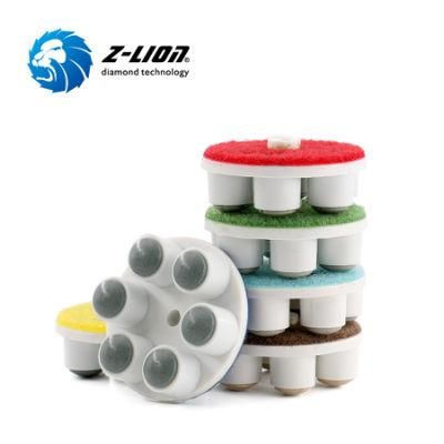 Z-Lion 2&quot; Diamond Resin Bond Polishing Pad for Concrete Terrazzo Floor Dry Use