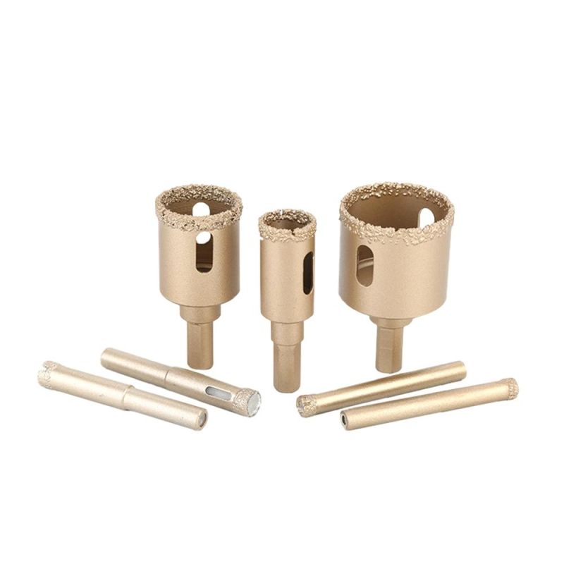 Brazed Drilling Bits Vacuum Brazed Diamond Bit Drill for Stone