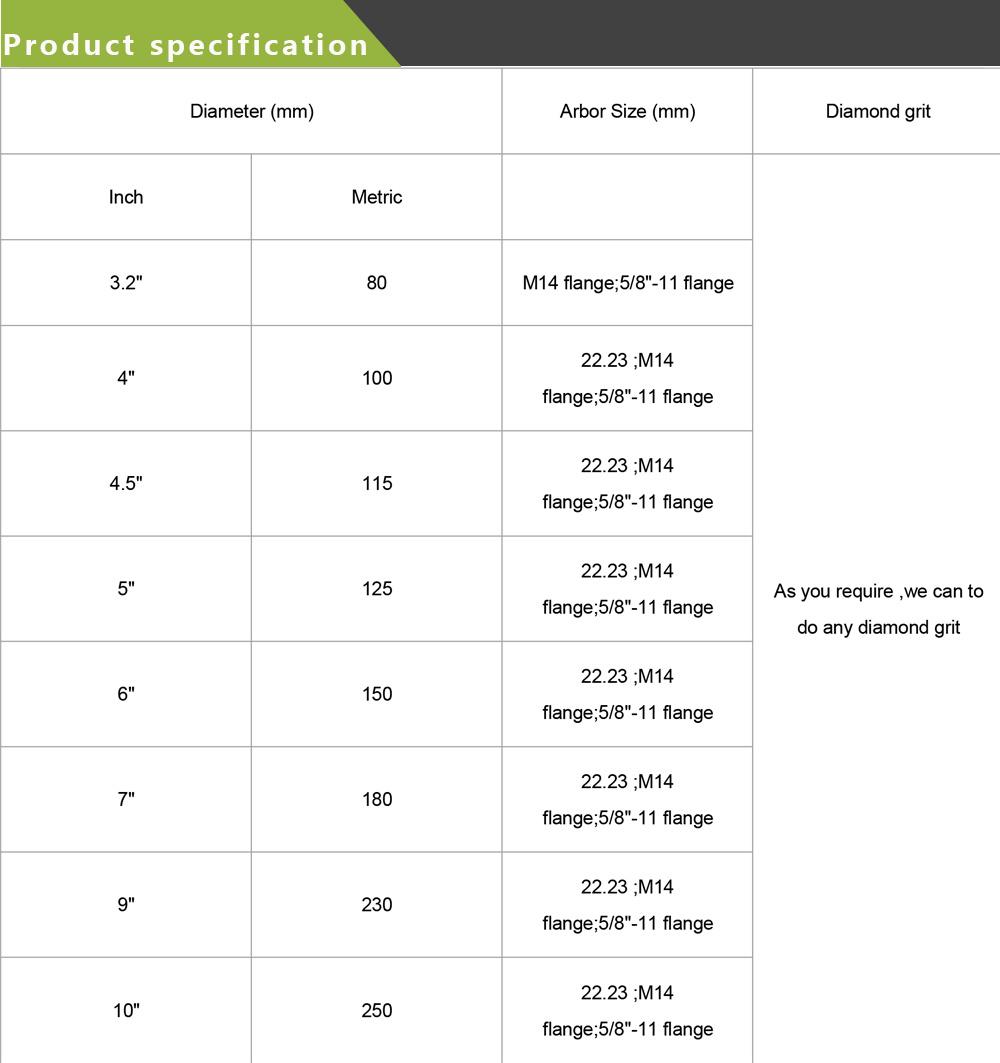 Diamond Tools for Processing Stone Cutting Stone