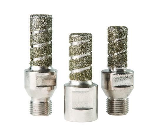 CNC 1/2′′ Gas Vacuum Brazed Granite Marble Diamond Finger Bits