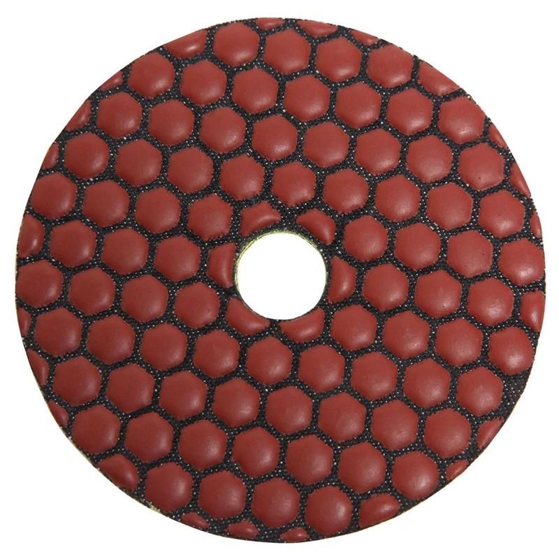 Resin Bond Dry Polishing Pad in Angle Grinder for Stone/Marble/Granite