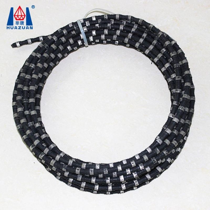 Dia 11-11.5 Granite Rubber Sintered Diamond Wire Cutting Rope Saw for Stone Cutting