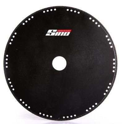 Metalplus Vacuum Brazed Diamond Edge Saw Blade for Cutting Metal