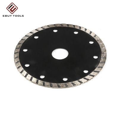 155mm X 7mm Good Quality Cold Pressed Turbo Diamond Saw Blade Cutting Granite, Marble and Hard Stone