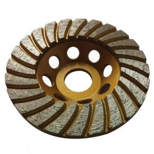 100mm Turbo Continuous Rim Diamond Cup Wheel for Granite and Concrete