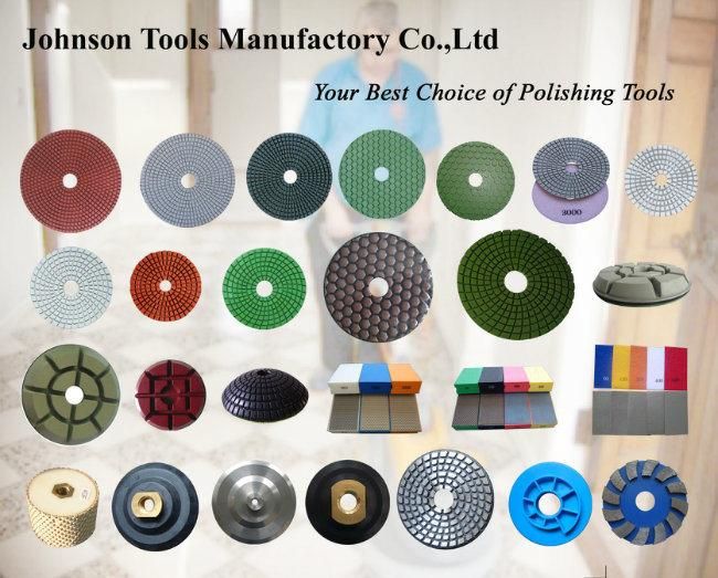 125mm Diamond Wet Stone Polishing Pad for Polishing Marble and Granite