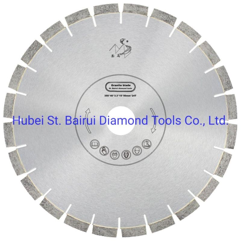 14inch 350mm High Quality Fast Speed Smooth Cutting Exported Germany Granite Cutting Tools Diamond Saw Blade