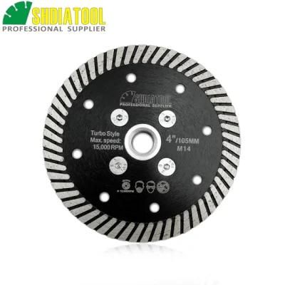 Diamond Narrow Turbo Saw Blades Efficient in Concrete Block Granite