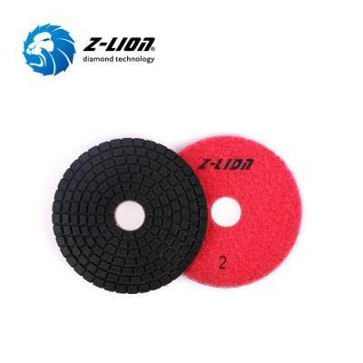 5inc Resin Bond 3 Step Wet Polishing Pads for Stone Granite Marble