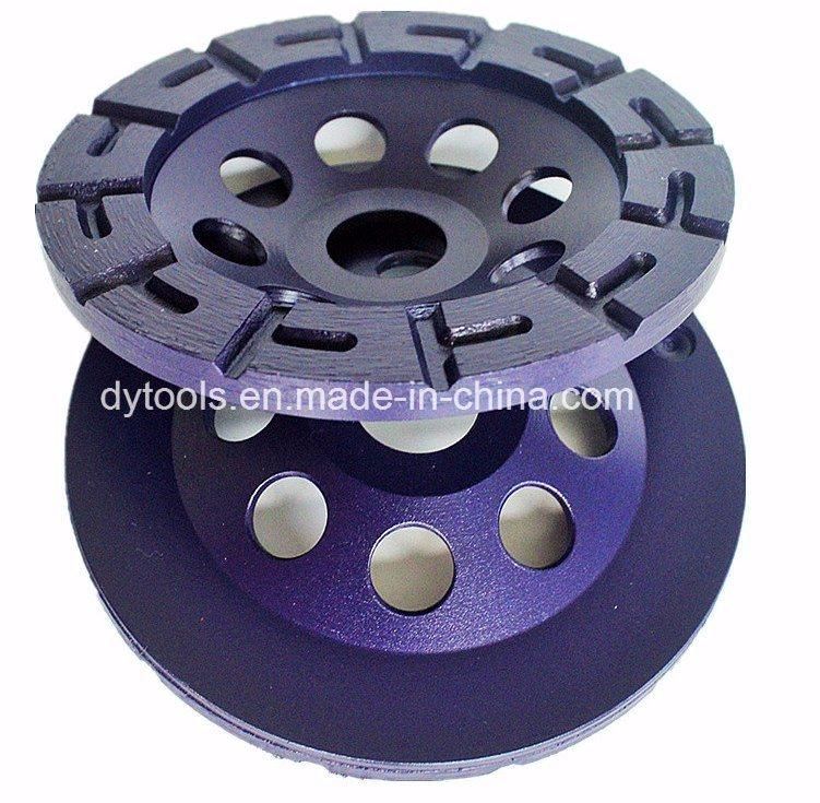 "U" Row Diamond Cup Grinding Wheel for Grinding Concrete Surface and Floor