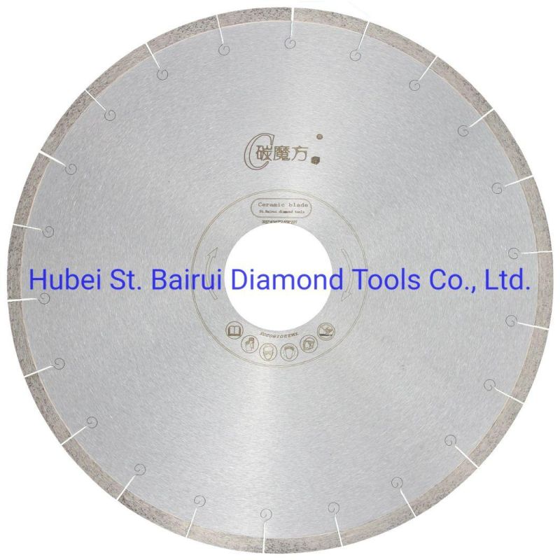 14 Inch 350 mm Premium Quality J Slot Silent Diamond Saw Blade for Cutting Porcelain Ceramic Tile