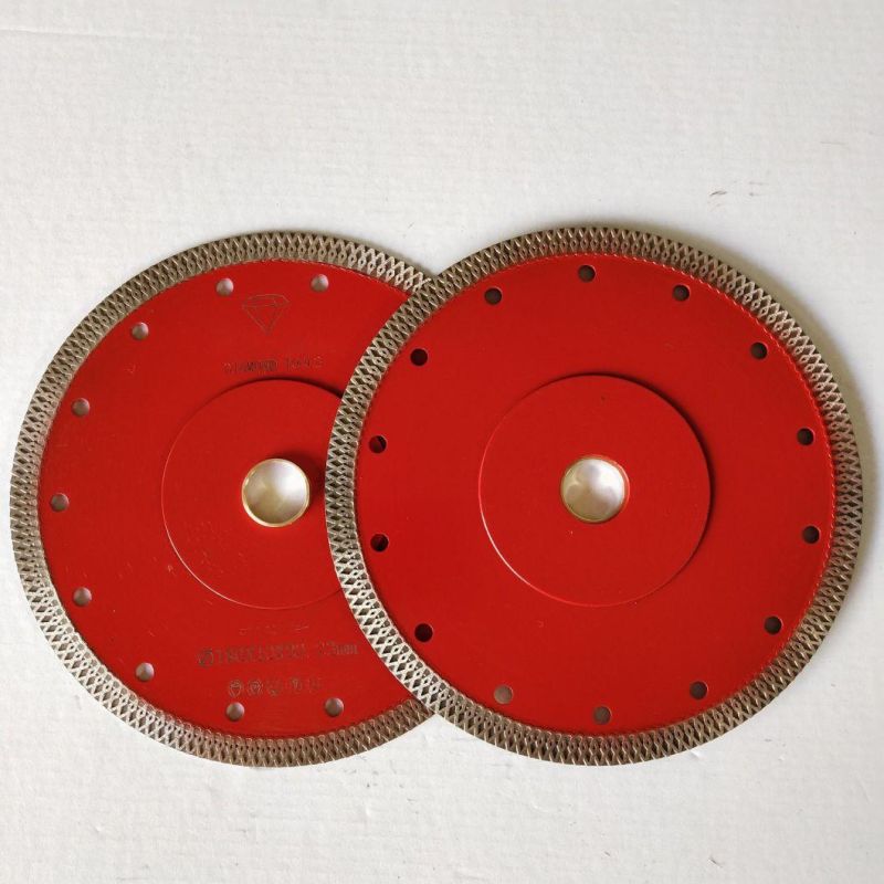 180mm Hot Press Sintered Net Wave Daimond Saw Blade Porcelain Ceramic Tile