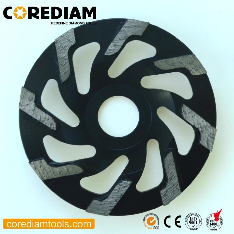 4 Inch L Segment Diamond Grinding Cup Wheel