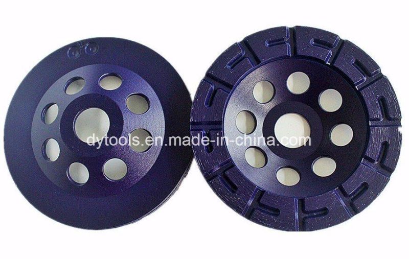 "U" Row Diamond Cup Grinding Wheel for Grinding Concrete Surface and Floor